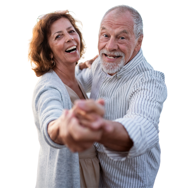 Happy Seniour Couple Dancing in Santa Clarita, CA